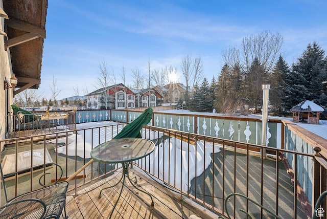 view of deck