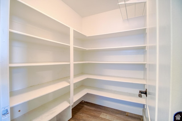 view of pantry