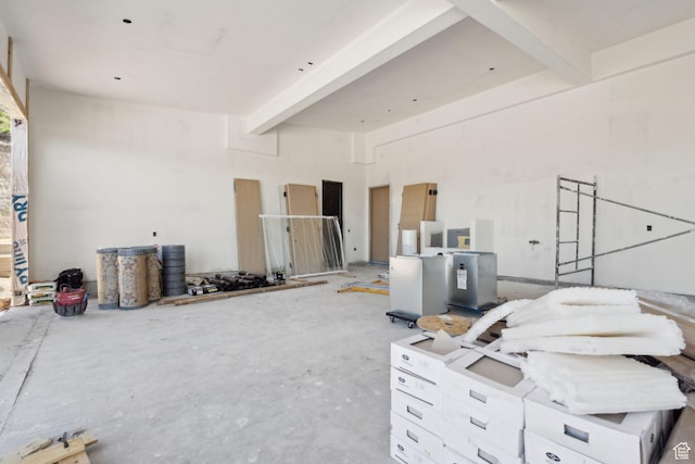 5220 N Old Ranch Rd, Park City, UT 84098 - miscellaneous room with beamed ceiling