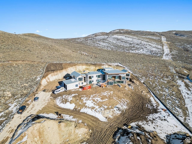 5220 N Old Ranch Rd, Park City, UT 84098 - aerial view of property's location with a mountainous background
