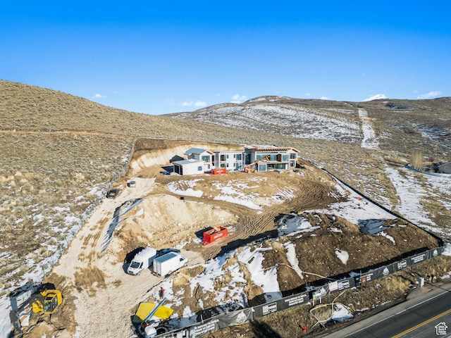 5220 N Old Ranch Rd, Park City, UT 84098 - aerial view of property and surrounding area with a mountain backdrop