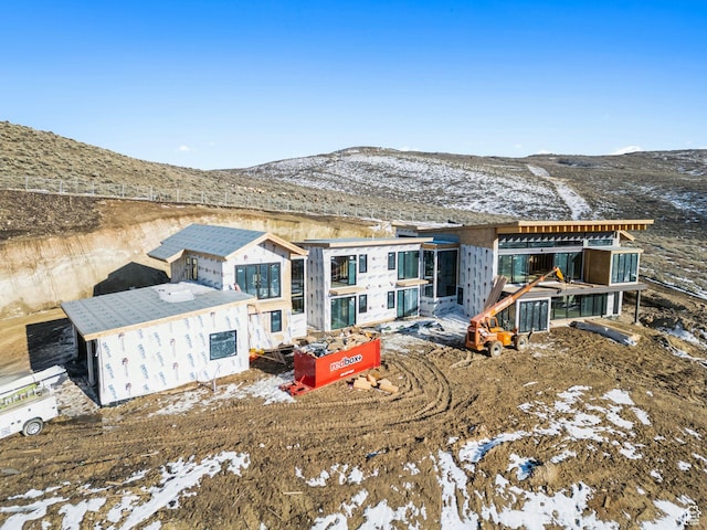 5220 N Old Ranch Rd, Park City, UT 84098 - rear view of property with a mountain view
