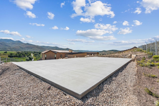 5220 N Old Ranch Rd, Park City, UT 84098 - view of yard featuring a mountain view and a patio