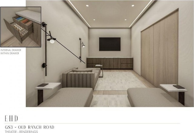 5220 N Old Ranch Rd, Park City, UT 84098 - living room with recessed lighting and wood finished floors