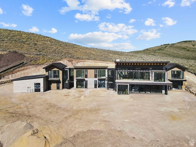5220 N Old Ranch Rd, Park City, UT 84098 - back of property featuring a balcony and a mountain view