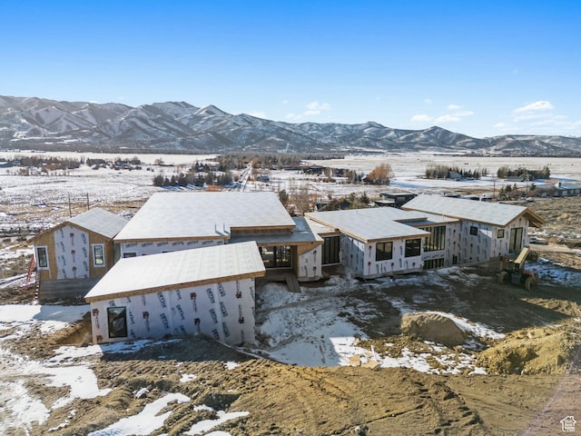 5220 N Old Ranch Rd, Park City, UT 84098 - view of front of house with a mountain view