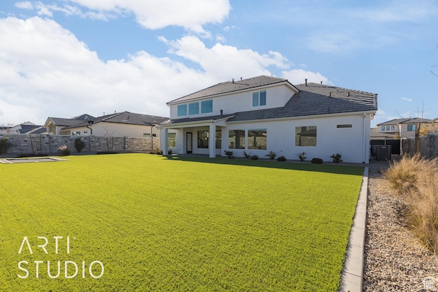 3783 S Kennedy Ln, Washington, UT 84780 - back of property featuring a lawn