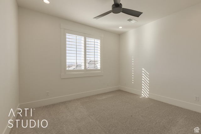 3783 S Kennedy Ln, Washington, UT 84780 - carpeted empty room featuring ceiling fan