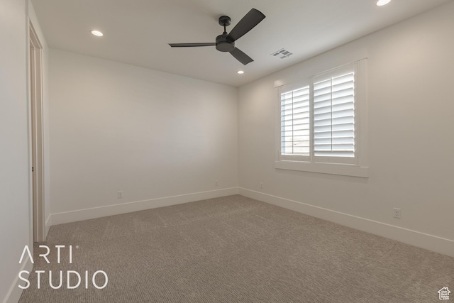 3783 S Kennedy Ln, Washington, UT 84780 - carpeted spare room with ceiling fan
