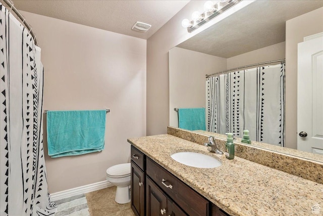 1841 E Whitetail Dr, Layton, UT 84040 - bathroom with vanity, tile patterned flooring, and curtained shower