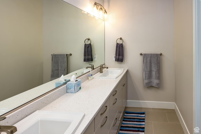 1283 N Gallen Rd W, Santa Clara, UT 84765 - bathroom featuring tile patterned flooring and vanity