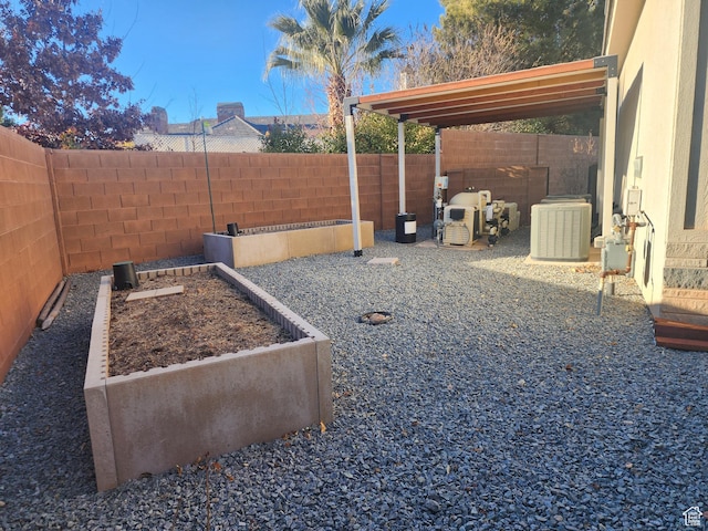 1283 N Gallen Rd W, Santa Clara, UT 84765 - view of yard with central air condition unit