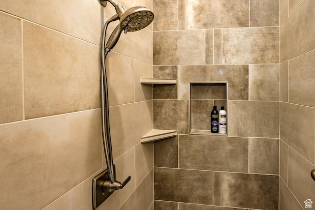 1283 N Gallen Rd W, Santa Clara, UT 84765 - details featuring tiled shower