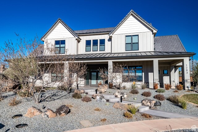1283 N Gallen Rd W, Santa Clara, UT 84765 - modern farmhouse with a porch