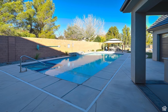 1283 N Gallen Rd W, Santa Clara, UT 84765 - view of pool featuring a patio area and a gazebo