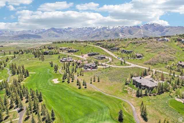 7242 Lupine Dr, Park City, UT 84098 - aerial view of a mountain backdrop and a golf course