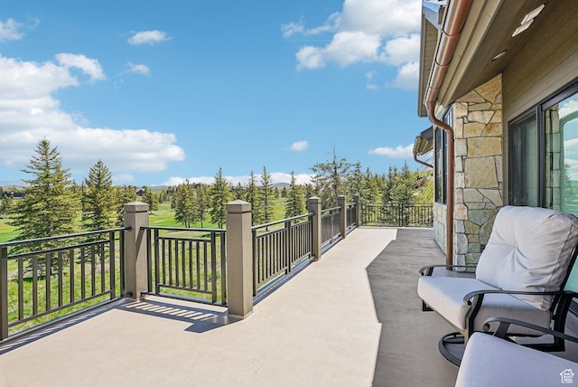 7242 Lupine Dr, Park City, UT 84098 - view of patio / terrace with a balcony