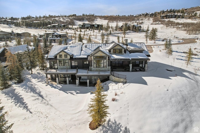 7242 Lupine Dr, Park City, UT 84098 - view of snowy aerial view