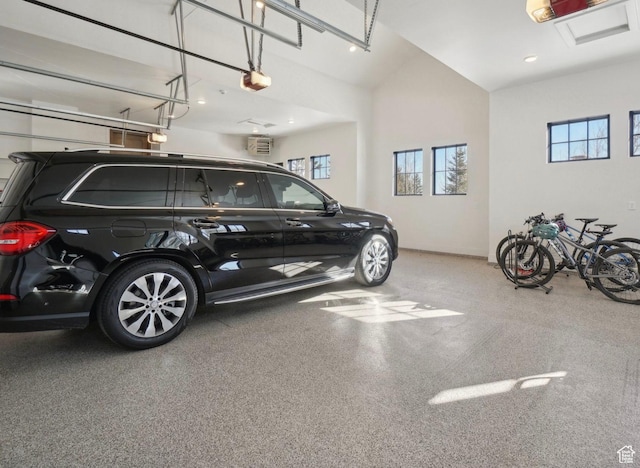 7242 Lupine Dr, Park City, UT 84098 - garage with a garage door opener and recessed lighting