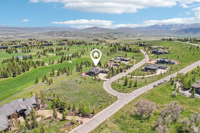 7242 Lupine Dr, Park City, UT 84098 - drone / aerial view of a mountainous background