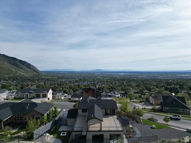 bird's eye view featuring a residential view