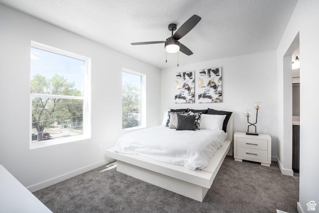 328 E 3390 S Unit 11, South Salt Lake, UT 84115 - carpeted bedroom featuring ceiling fan and a textured ceiling