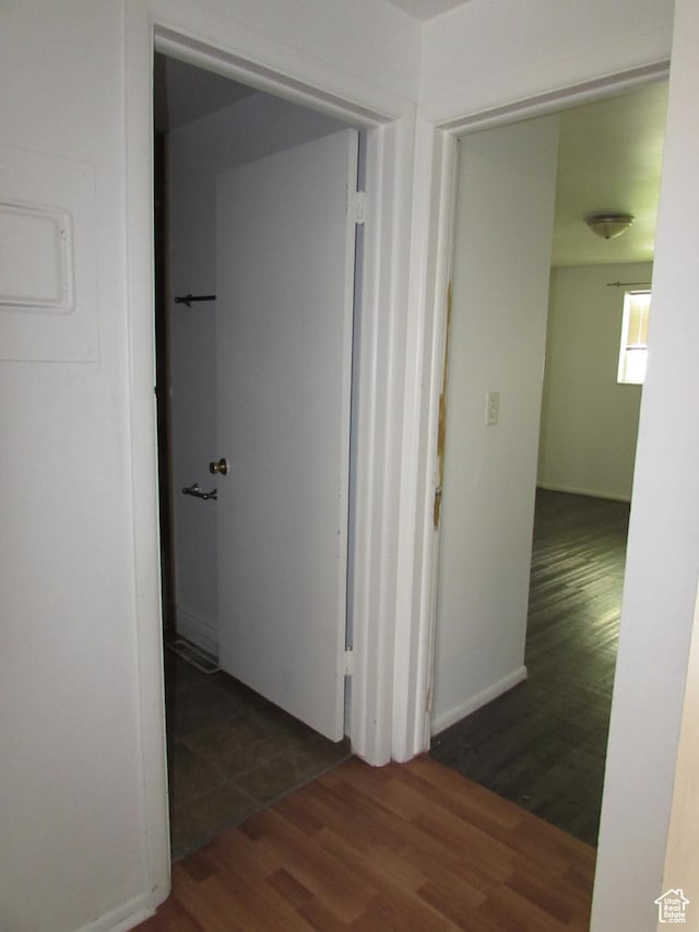 385 N 1200 W, Salt Lake City, UT 84116 - hallway featuring dark wood-type flooring