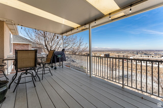 337 E Brayden Way, Draper, UT 84020 - wooden deck with grilling area