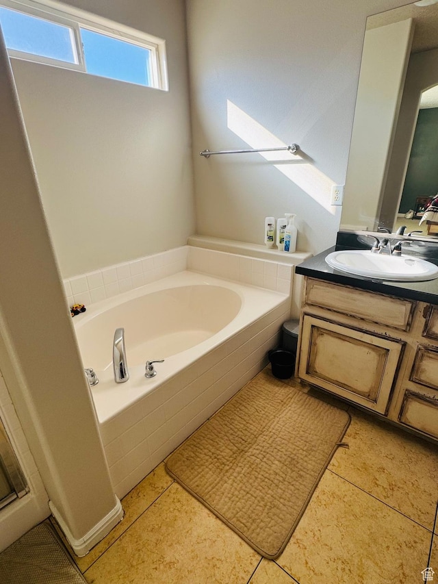 173 E Fidllers Canyon Rd Unit 17, Cedar City, UT 84721 - full bath with vanity, tile patterned floors, and a bath