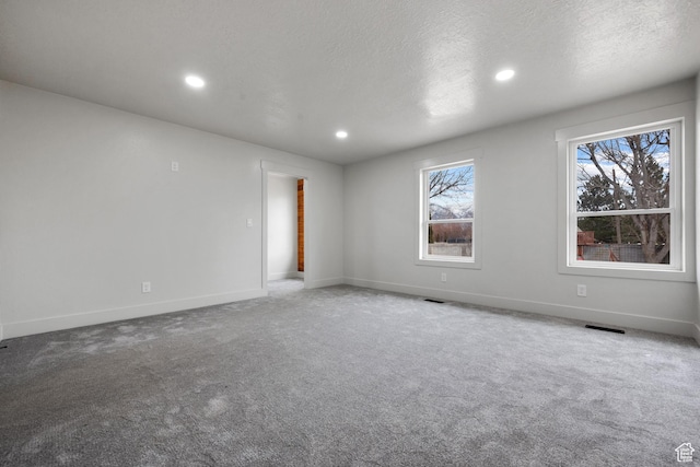 1455 E 100 S, Spanish Fork, UT 84660 - carpeted spare room with baseboards, visible vents, and a textured ceiling