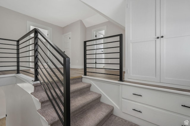 view of staircase