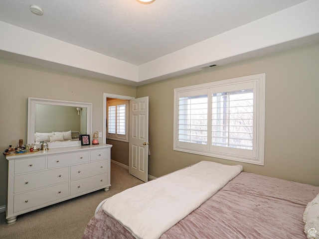 2960 E Oak Park Ln S, Holladay, UT 84117 - bedroom with light colored carpet, baseboards, and visible vents