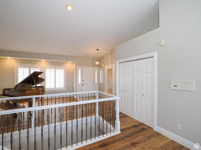 2960 E Oak Park Ln S, Holladay, UT 84117 - hall with baseboards and wood finished floors