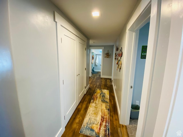 37 Wedge Way, Garden City, UT 84028 - hall with dark hardwood / wood-style floors