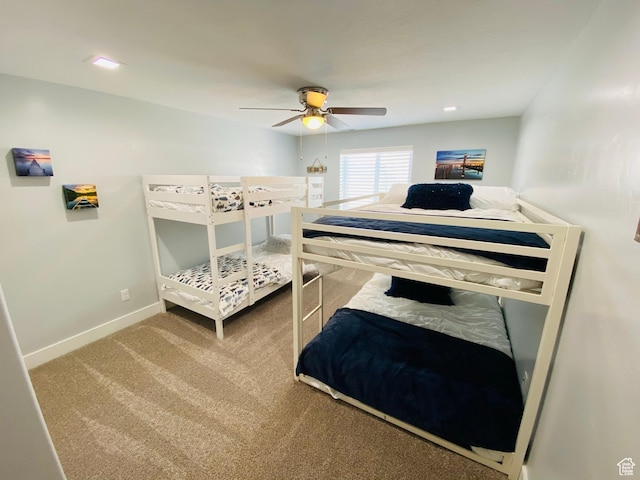 37 Wedge Way, Garden City, UT 84028 - bedroom featuring ceiling fan and carpet floors