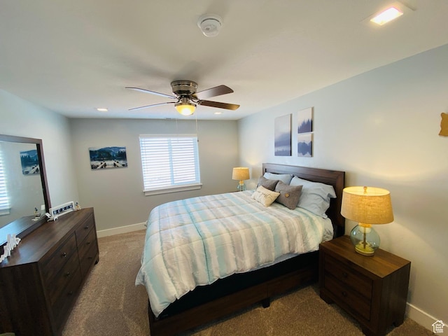 37 Wedge Way, Garden City, UT 84028 - bedroom with ceiling fan and carpet