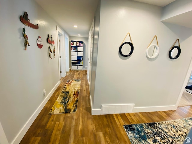 37 Wedge Way, Garden City, UT 84028 - hallway with hardwood / wood-style flooring