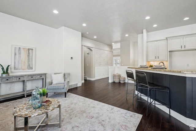 6228 W Apollo Way, Highland, UT 84003 - living room with dark wood-type flooring