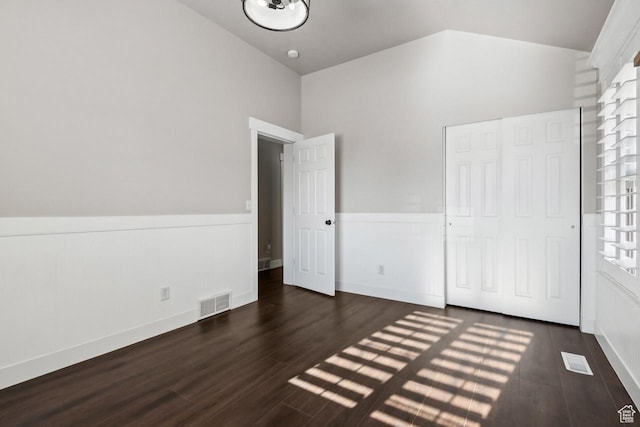 6228 W Apollo Way, Highland, UT 84003 - unfurnished bedroom with dark wood-type flooring and a closet