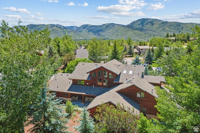 1 Spyglass Ct, Park City, UT 84060 - birds eye view of property featuring a mountain view