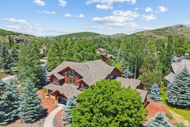 1 Spyglass Ct, Park City, UT 84060 - bird's eye view featuring a mountain view