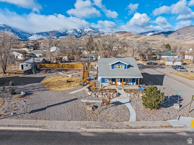 87 N 100 W, Marysvale, UT 84750 - bird's eye view featuring a mountain view
