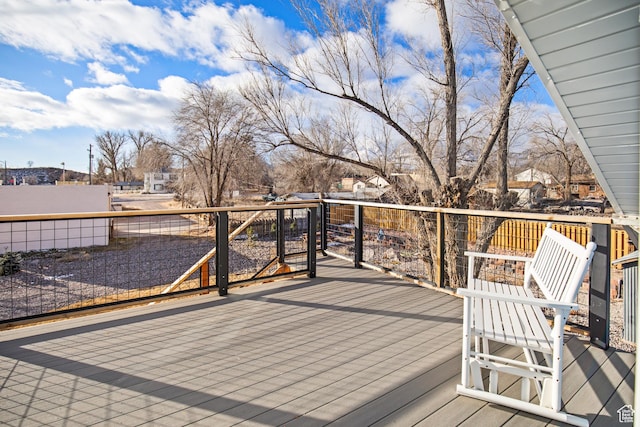 87 N 100 W, Marysvale, UT 84750 - view of wooden terrace