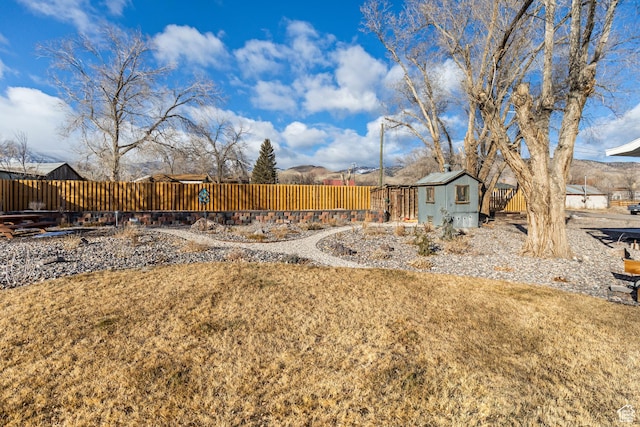 87 N 100 W, Marysvale, UT 84750 - view of yard featuring a storage shed