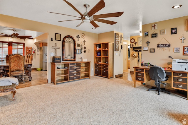 1450 E Gordon Ave N, Layton, UT 84040 - carpeted office space featuring ceiling fan