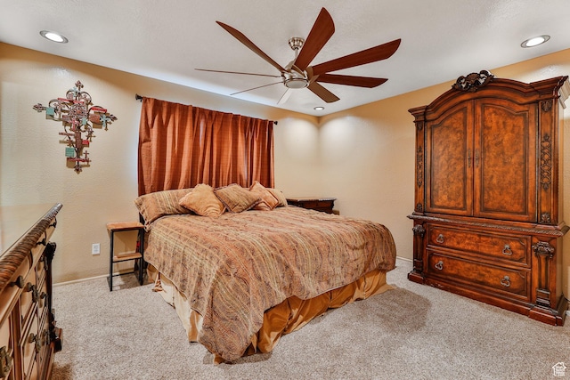 1450 E Gordon Ave N, Layton, UT 84040 - carpeted bedroom with ceiling fan