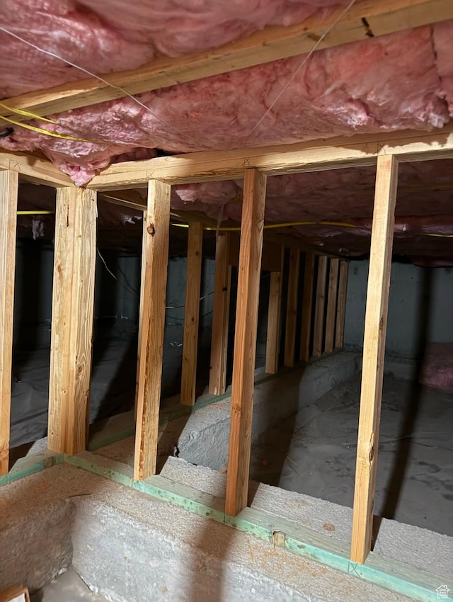 view of basement