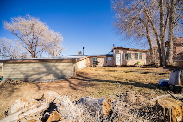 view of back of property