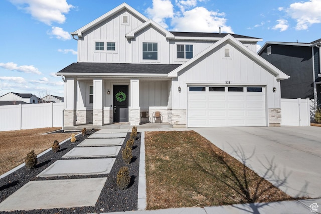 328 W 720th St S, American Fork, UT 84003 - view of front of property featuring a porch and a garage