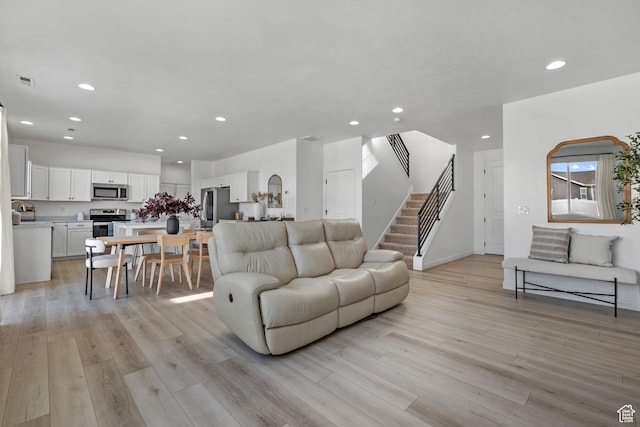 328 W 720th St S, American Fork, UT 84003 - living room with light hardwood / wood-style flooring